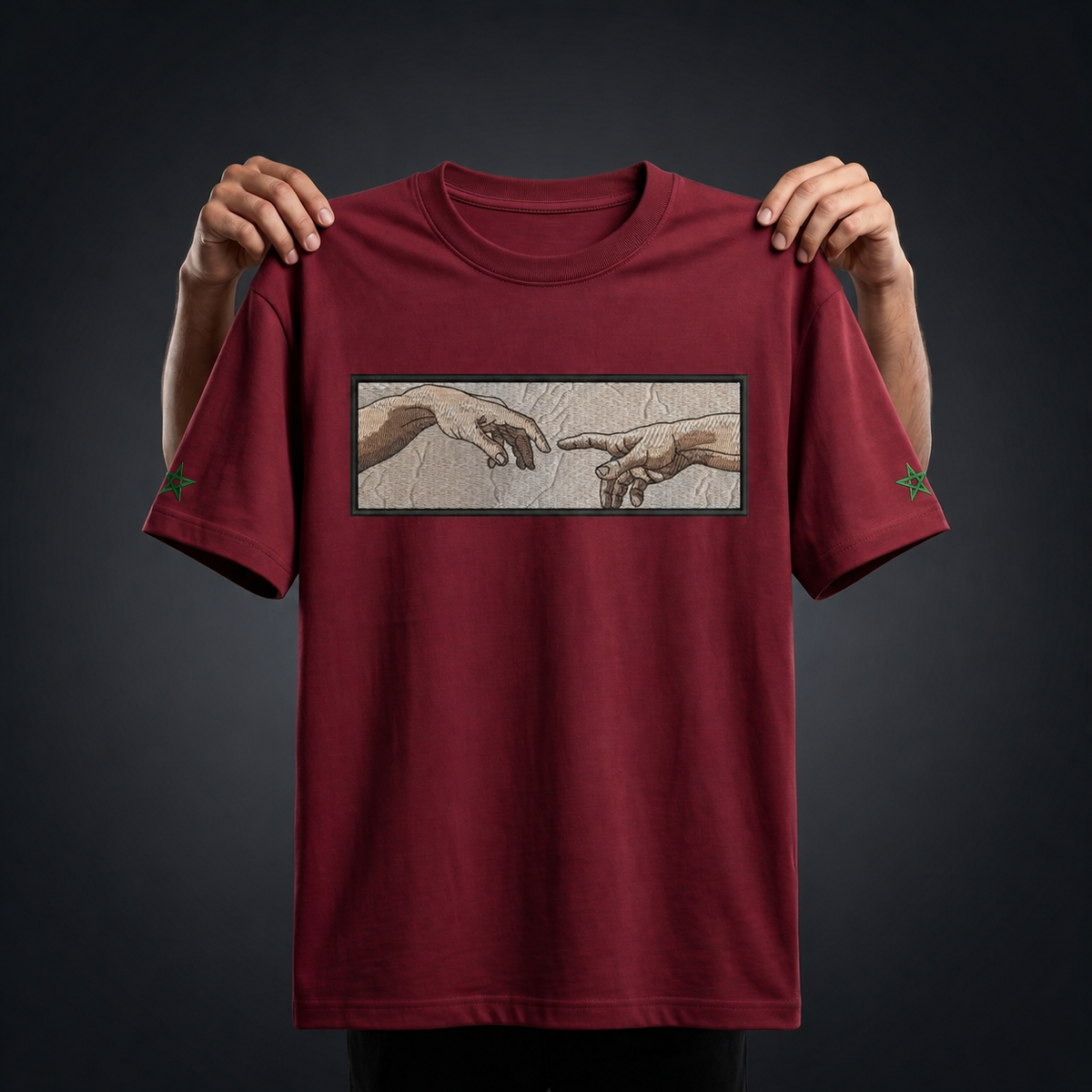 Premium Cotton Oversized Drop-Shoulder T-Shirt
