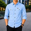 Premium Cotton Full Sleeve Panel Shirt for Men